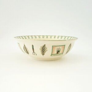 Pfaltzgraff Naturewood 8" Vegetable Bowl, Herb Garden Tools, Gen X Dinnerware